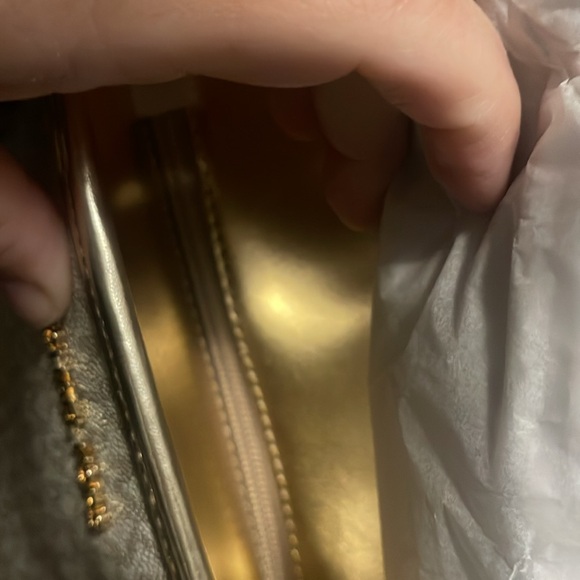 Jet Set Travel Small Metallic Logo Top-Zip Tote Bag NWT - Picture 5 of 5